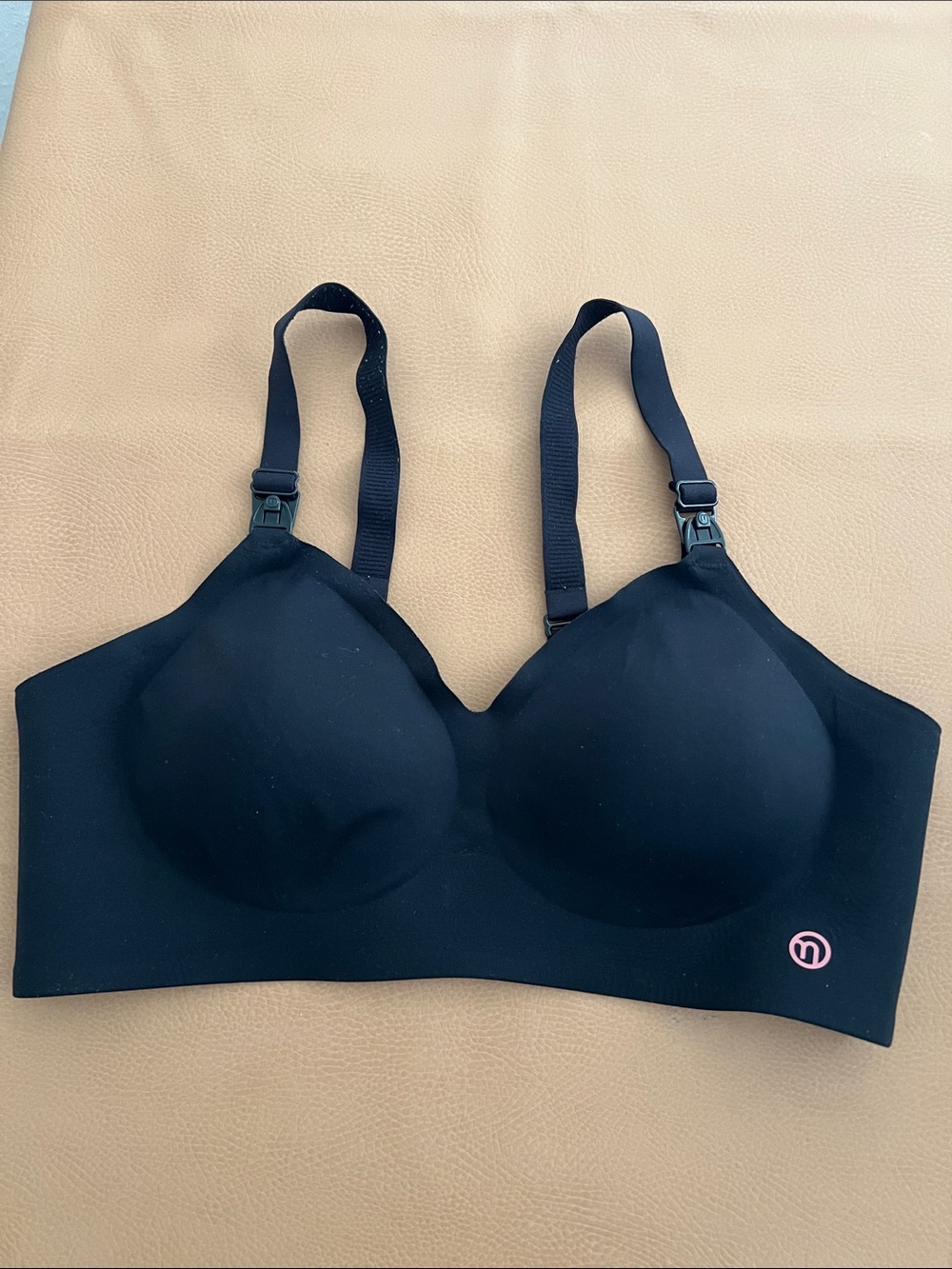 Momcozy Seamless Black Maternity/Nursing Bra